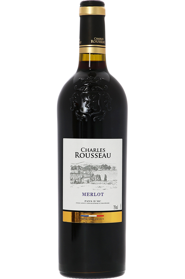 シャルル ルソー メルロー 2019 750ml 12本 1ケース 赤ワイン フランス