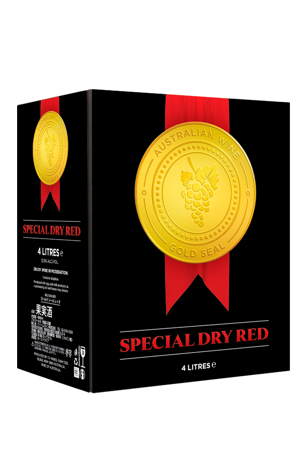 デ ボルトリ ゴールドシール スペシャル ドライ レッド BIB（バッグインボックス）1ケース 4000ml×3 赤ワイン 箱ワイン シラーズ オーストラリア
