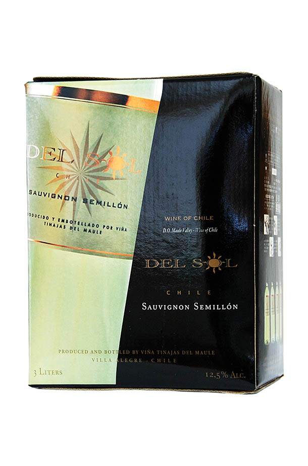 デル ソル ソーヴィニヨン セミヨン（白） BIB（バックインボックス） 3000ml BOXワイン ボックスワイン 白ワイン 箱ワイン