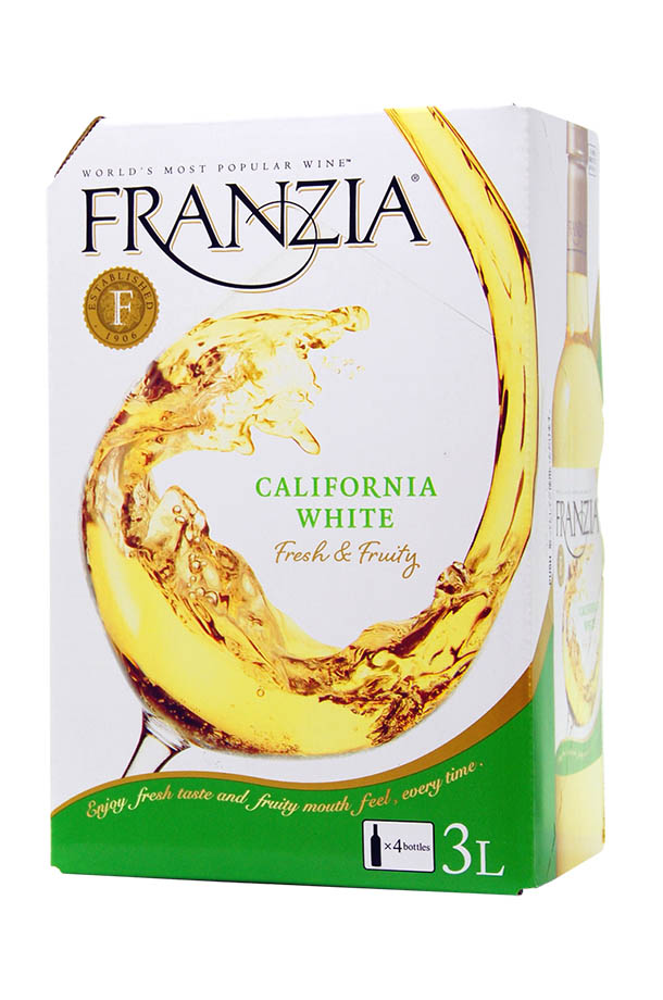 フランジア ワインタップ 白 （ボックスワイン）3000ml 4本 1ケース 白ワイン 箱ワイン