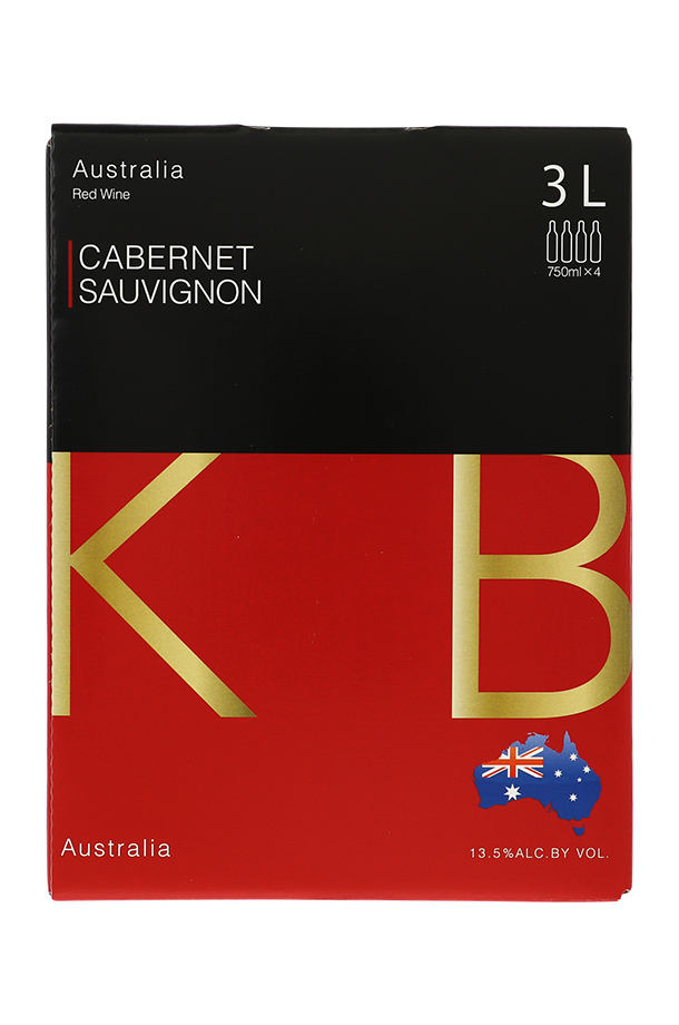 KB オーストラリア カベルネ ソーヴィニヨン BIB（バッグインボックス） 3000ml 赤ワイン 箱ワイン オーストラリア 同一商品に限り1梱包4個まで同梱可能  包装不可 酒類の総合専門店 フェリシティー お酒の通販サイト