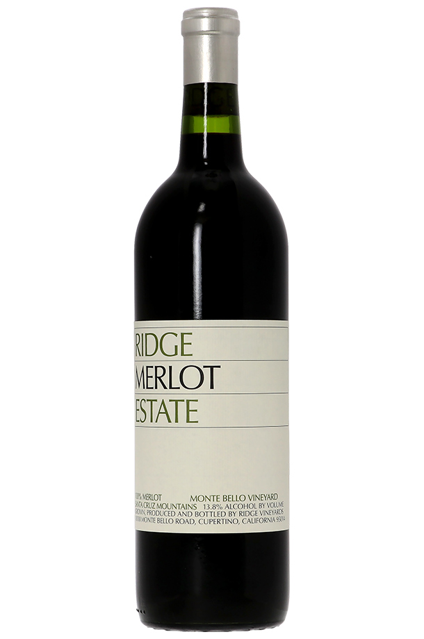 リッジ ヴィンヤーズ メルロー エステート 2013 正規 750ml 赤ワイン アメリカ カリフォルニア