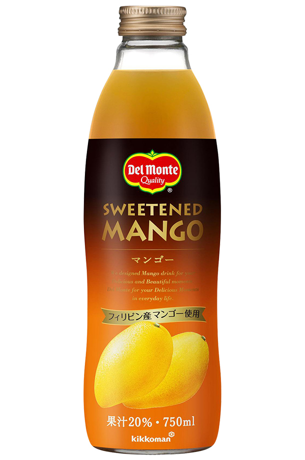 果汁飲料 デルモンテ マンゴー20％ ボトル