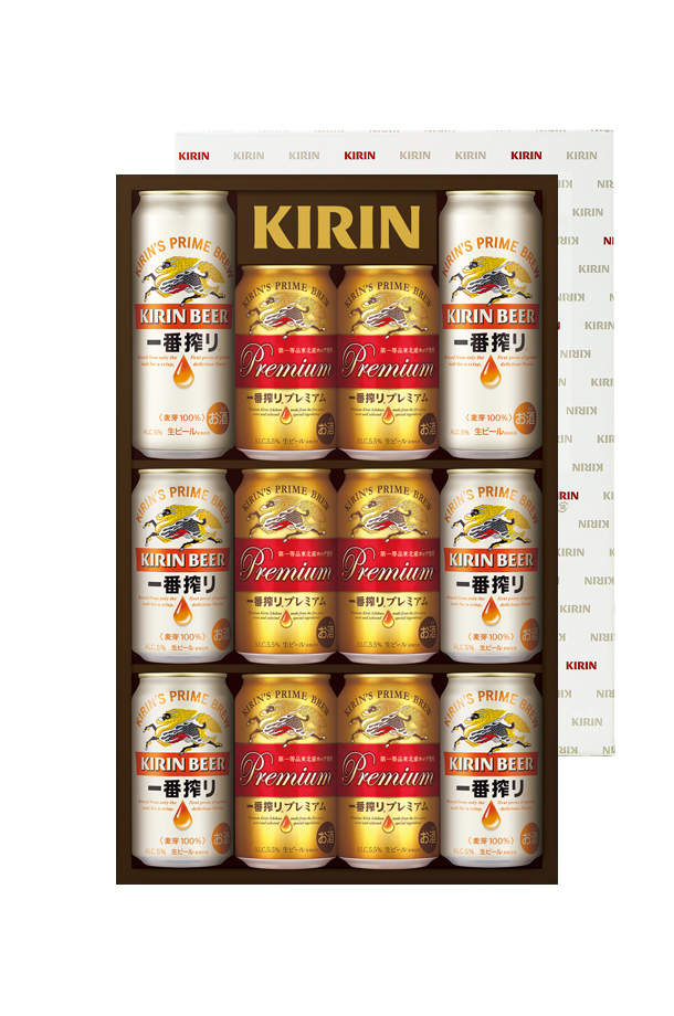 ビール ギフト キリン 一番搾り生ビール 一番搾りプレミアム 飲みくらべセット K-NIP3