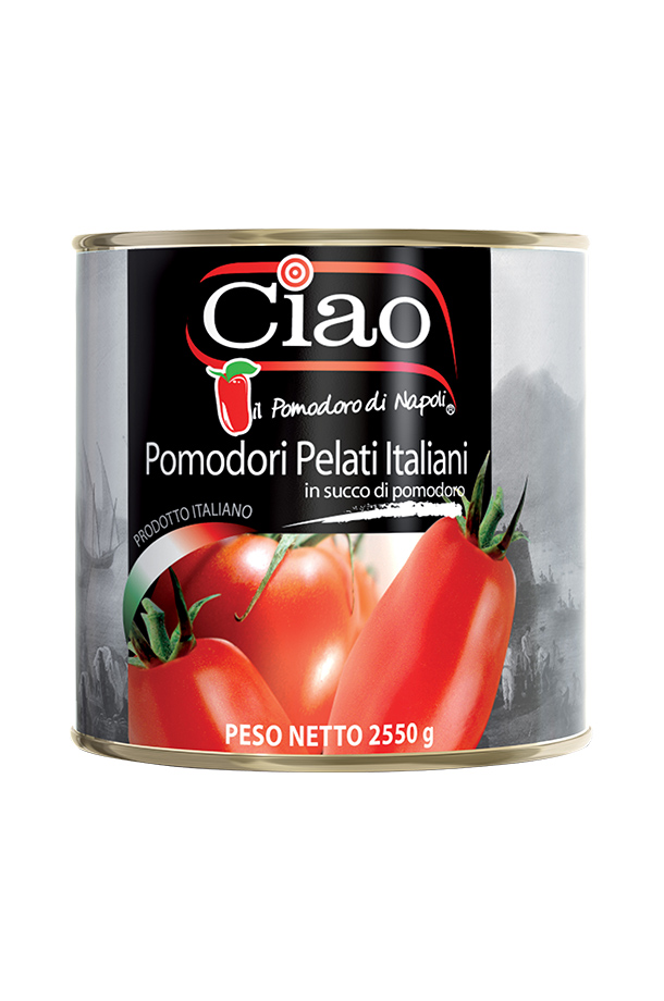 チャオ ポモドーリ ペラーティ ホールトマト 2500g
