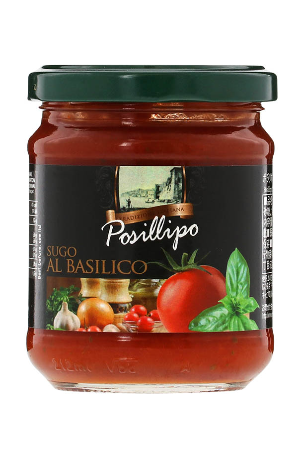 ポジリポ パスタソース トマト＆バジル 190g