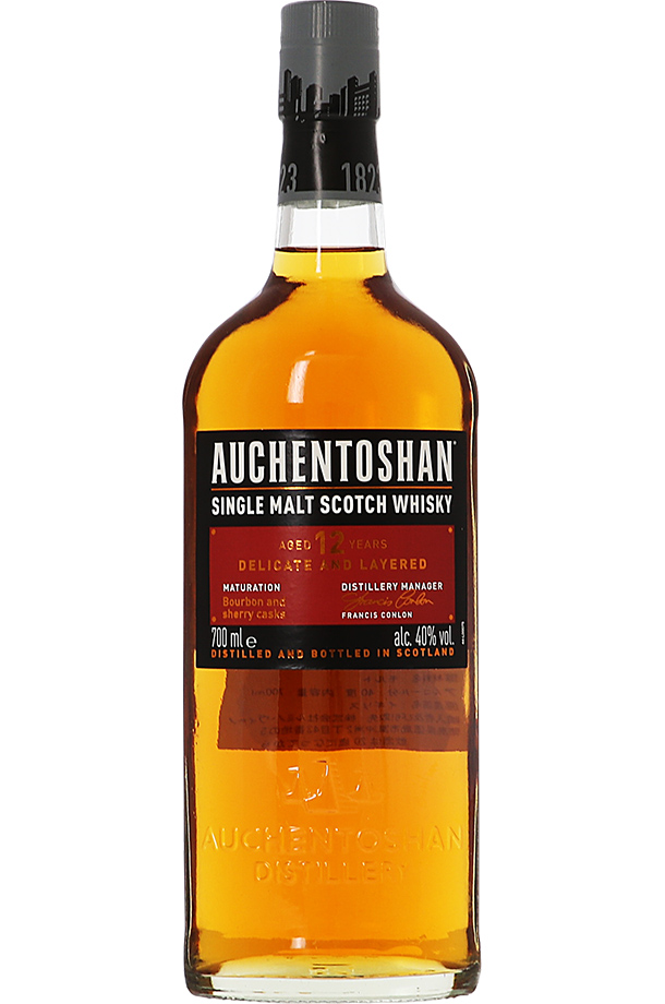 オーヘントッシャン 12年 シングルモルト スコッチ ウイスキー 40度 並行 箱なし 700ml
