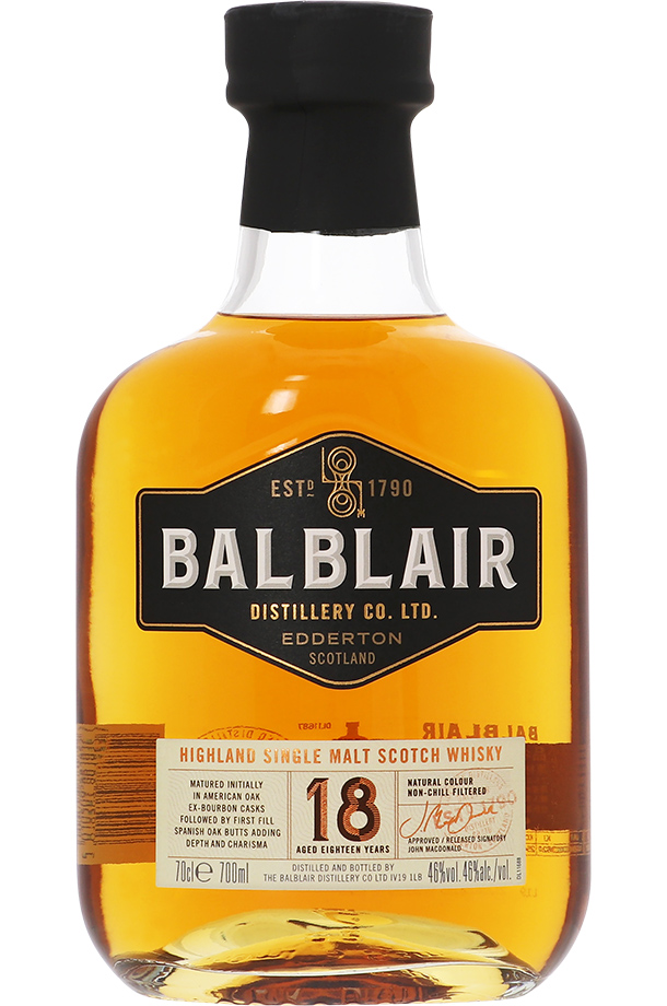 バルブレア 18年 ハイランド シングルモルト スコッチ ウイスキー 46度 正規 箱付 700ml