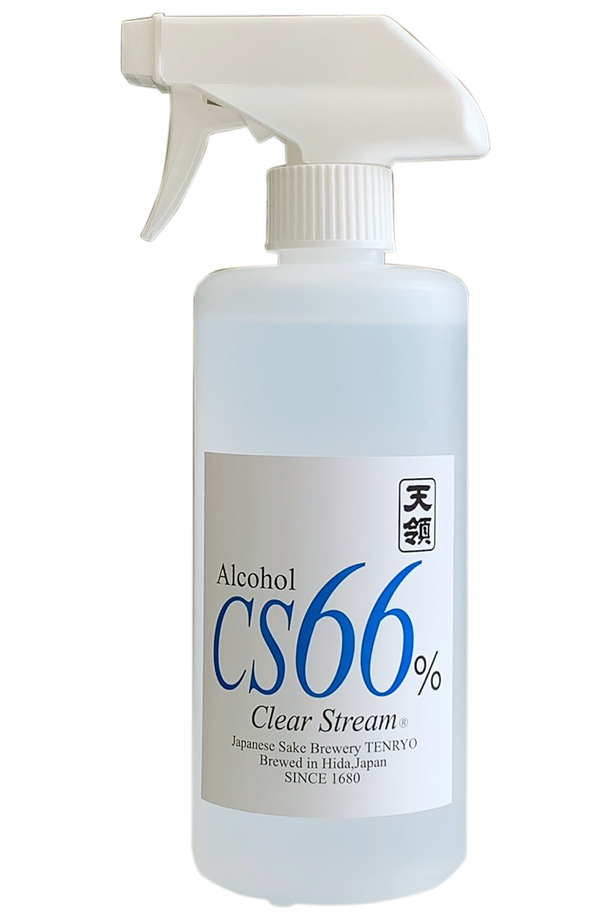 天領酒造 天領 CS66 Clear Stream(清流）スプレーヘッド付 66度 500ml 高濃度アルコール製品 日本