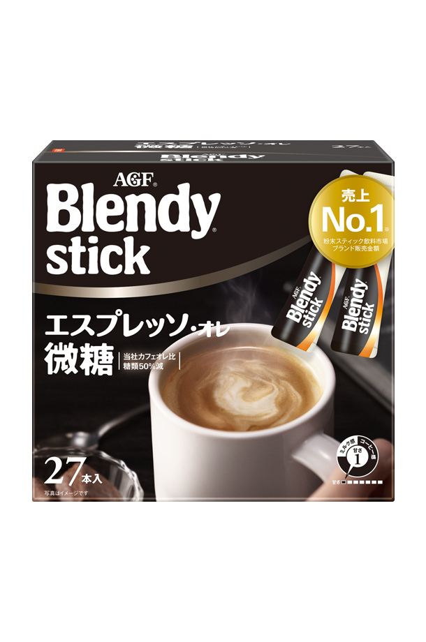 味の素 AGF ブレンディ スティック エスプレッソ オレ 微糖 27本入 6箱（162本） Blendy stick インスタントコーヒー スティック