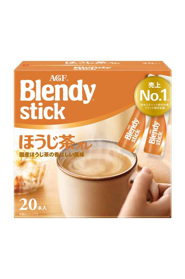 味の素 AGF ブレンディ スティック ほうじ茶オレ 20本入 2箱（40本） Blendy stick インスタント ほうじ茶 粉末 加糖 スティック