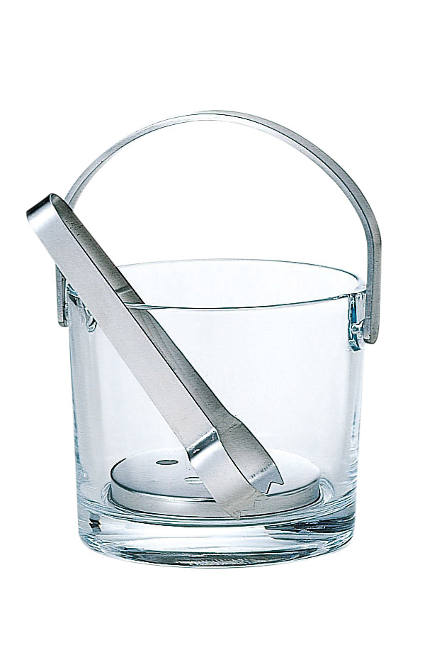東洋佐々木ガラス アイスペール トング付き 16個セット 品番：P-12601-JAN 日本製 ガラス製 ケース販売