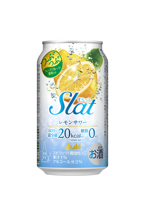 アサヒ Slat（すらっと） レモンサワー 350ml 缶 24本 1ケース