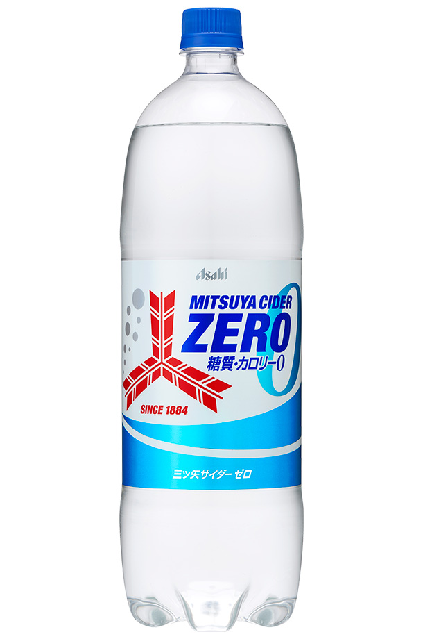 アサヒ 三ツ矢サイダーZERO ゼロ 1500ml ペットボトル 8本 1ケース