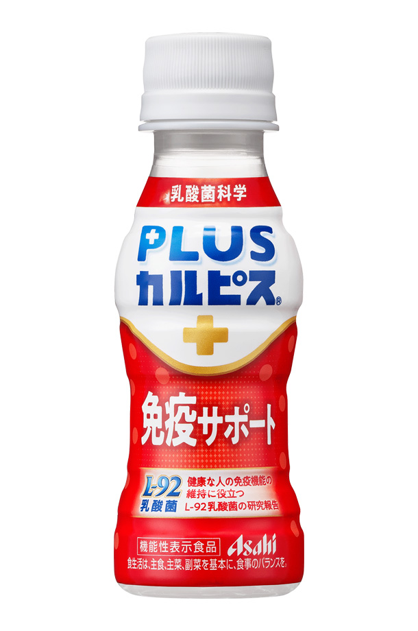 機能性表示食品 アサヒ PLUSカルピス 免疫サポート 100ml ペットボトル 30本×3ケース（90本） ホコリなどによる鼻の不快感を軽減する アサヒ飲料 プラスカルピス