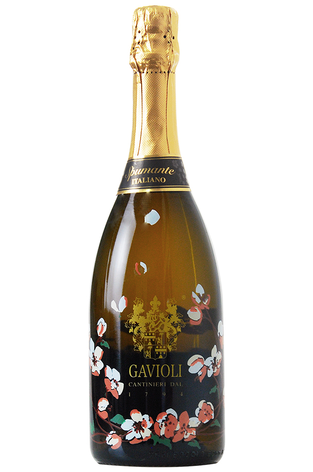 ガヴィオリ スプマンテ エクストラ ドライ フラワーボトル 750ml スパークリングワイン イタリア