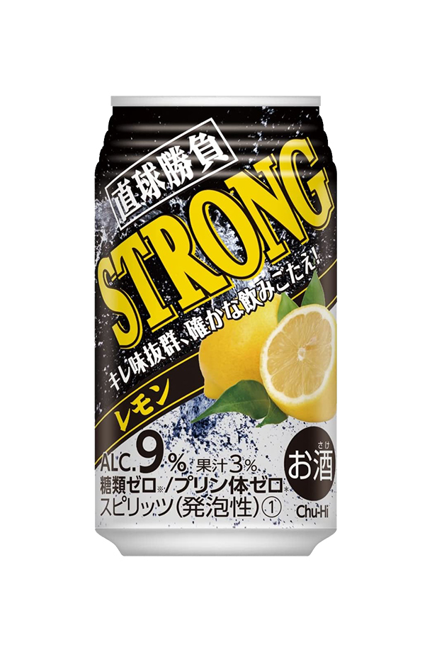 合同酒精 直球勝負 ストロング レモン 350ml 缶 24本 1ケース