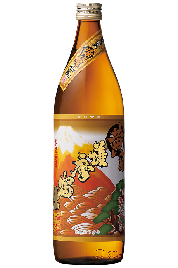 濱田酒造 本格芋焼酎 黄 薩摩富士 25度 瓶 900ml 6本 1ケース 芋焼酎 鹿児島