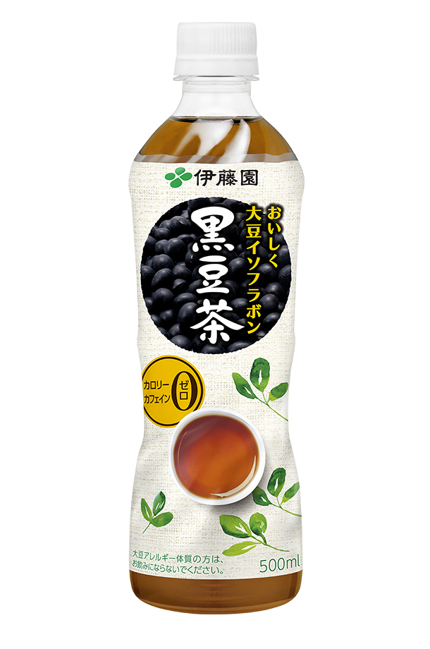 伊藤園 おいしく大豆イソフラボン 黒豆茶 500ml ペットボトル 24本 1ケース