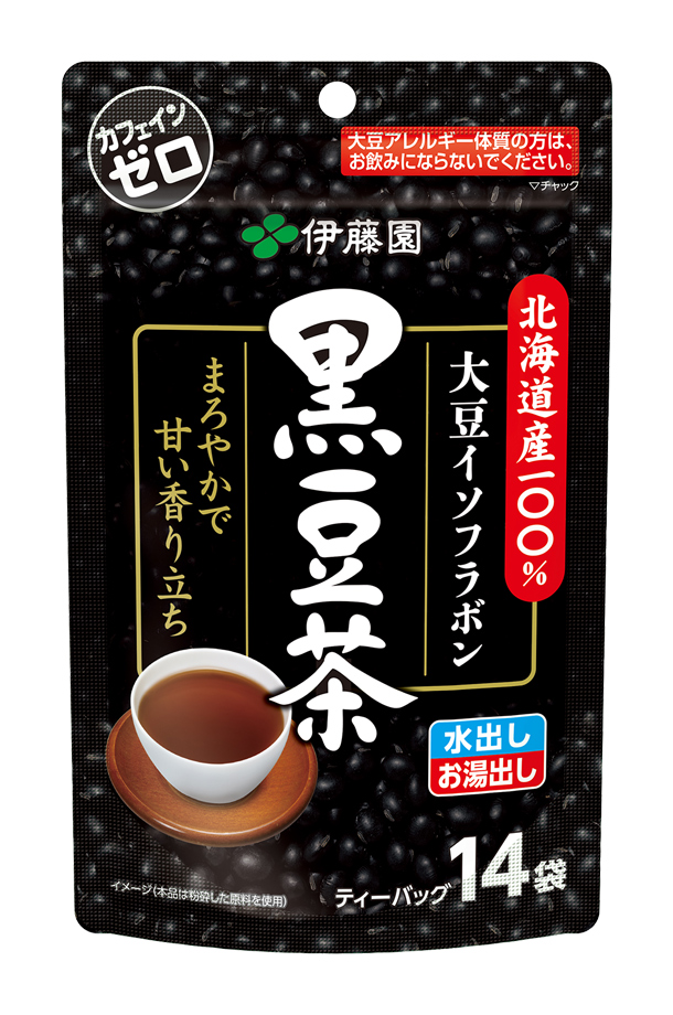 伊藤園 北海道産100％ 黒豆茶 ティーバッグ 14袋 10箱 1ケース
