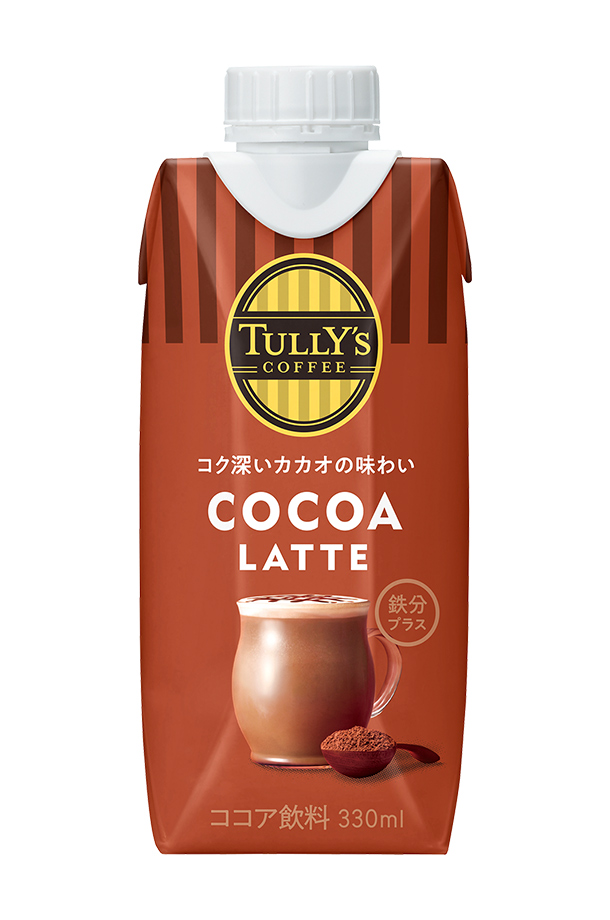 伊藤園 タリーズコーヒー ココア ラテ 330ml 紙パック 12本×2ケース（24本） TULLY'S COFFEE COCOA LATTE