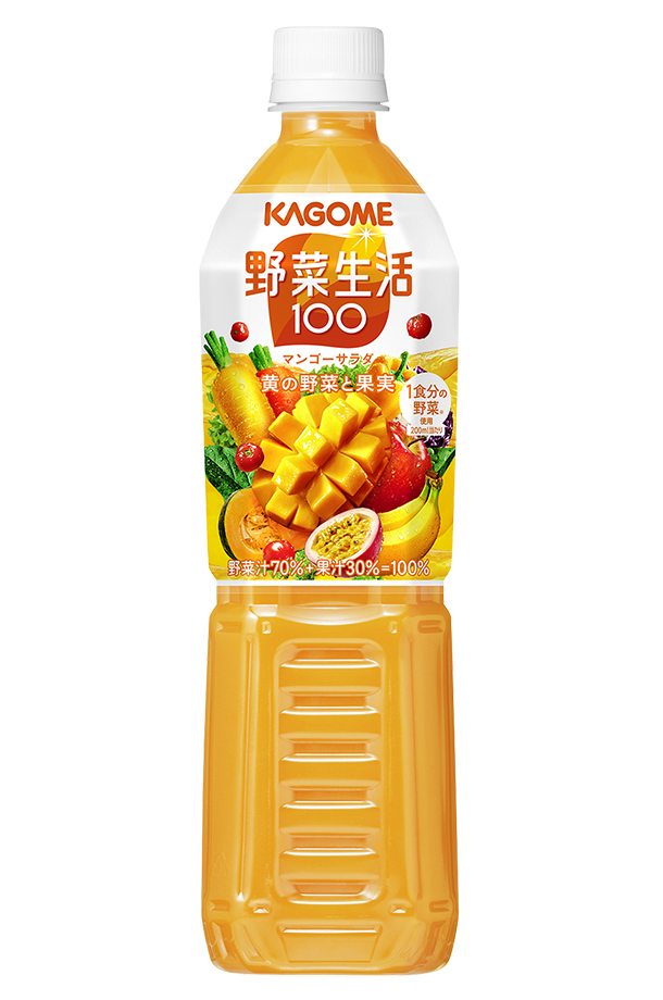 カゴメ 野菜生活 100 マンゴーサラダ 720ml ペットボトル 15本 1ケース