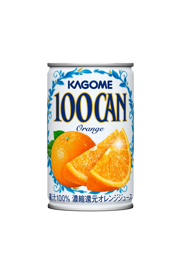 カゴメ 100CAN オレンジ 160g 缶 30本×3ケース（90本）