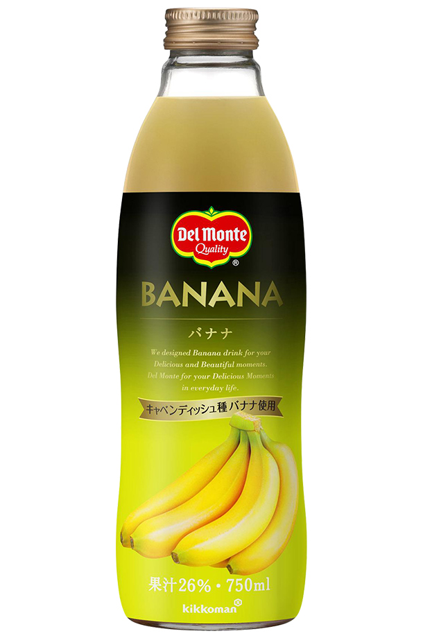 デルモンテ バナナ26% 750ml 瓶 6本 1ケース