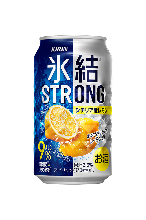 キリン 氷結 ストロング シチリア産レモン 350ml 缶 24本 1ケース
