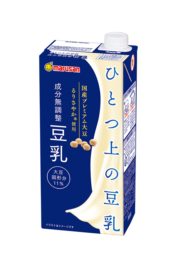 マルサン ひとつ上の豆乳 成分無調整豆乳 1L 紙パック 6本 1ケース