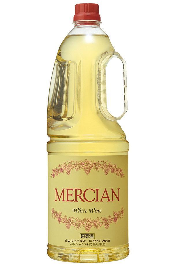 メルシャン 徳用メルシャン 白 取手付ペットボトル 1800ml（1.8L） 6本 1ケース 白ワイン