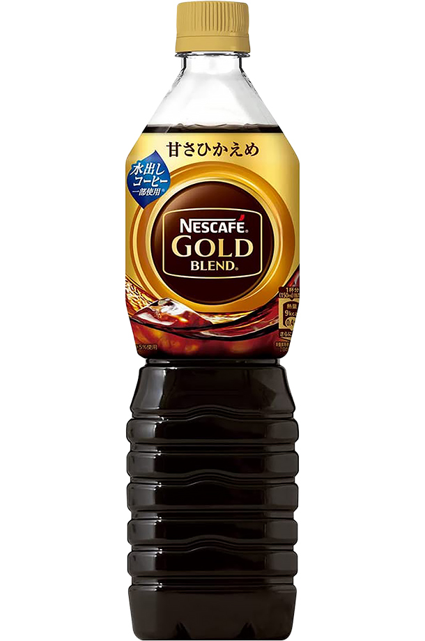 ネスレ ネスカフェ ゴールドブレンド ボトルコーヒー 甘さひかえめ 720ml ペットボトル 12本 1ケース