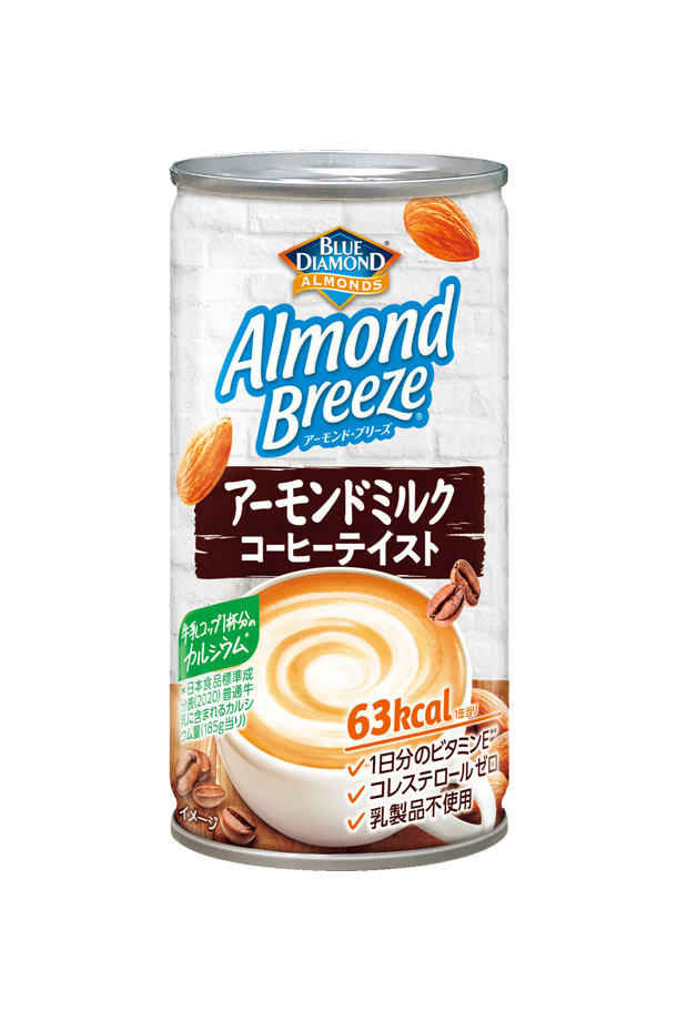 ポッカサッポロ アーモンド ブリーズ アーモンドミルクコーヒーテイスト 185g 缶 30本×2ケース（60本） アーモンド・ブリーズ