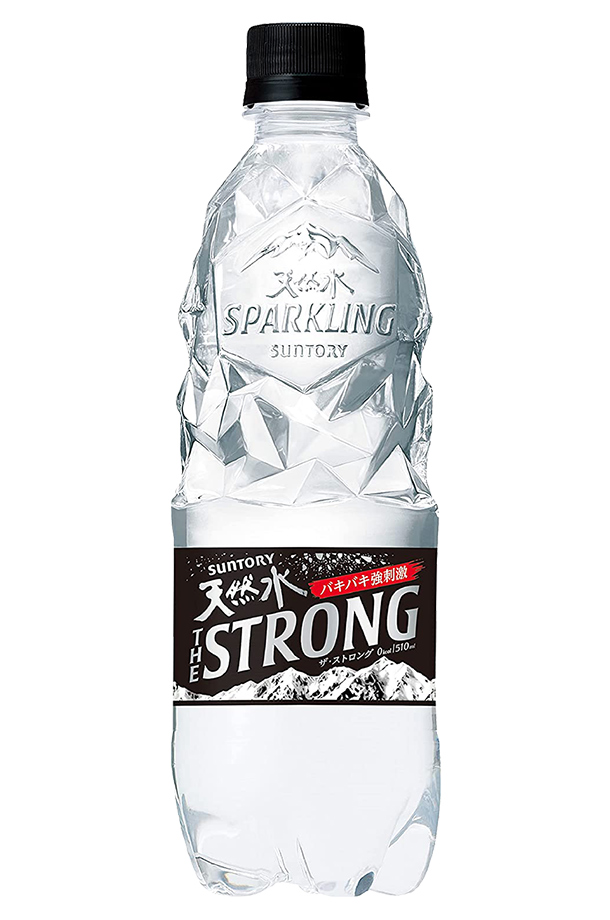 サントリー THE STRONG 天然水スパークリング 510ml ペットボトル 24本 1ケース