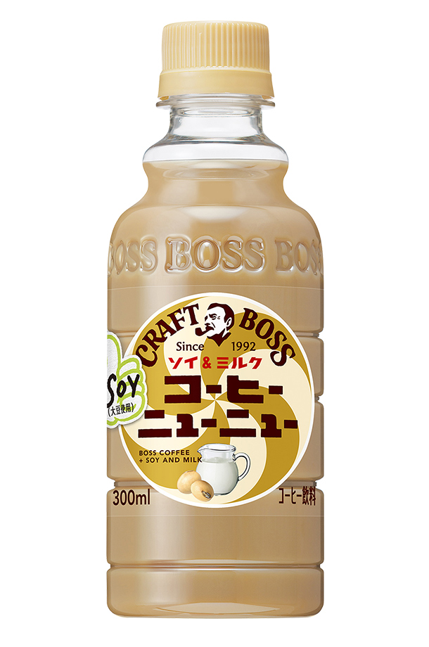 サントリー クラフトボス コーヒーニューニュー ソイ＆ミルク 300ml ペットボトル 24本×2ケース（48本）